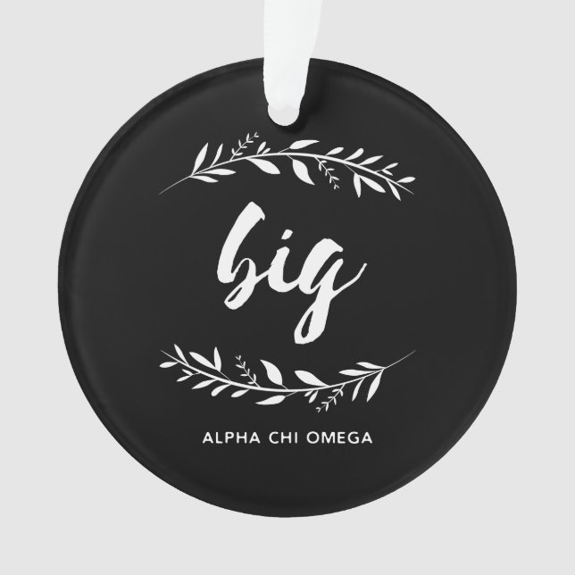 Ornamento Alpha Chi Omega | Grande Coroa (Frente)