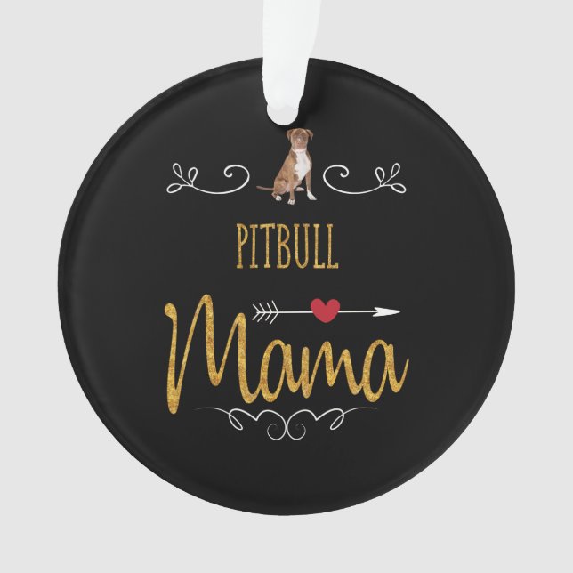 Ornamento Amam tanto a mamãe (Frente)