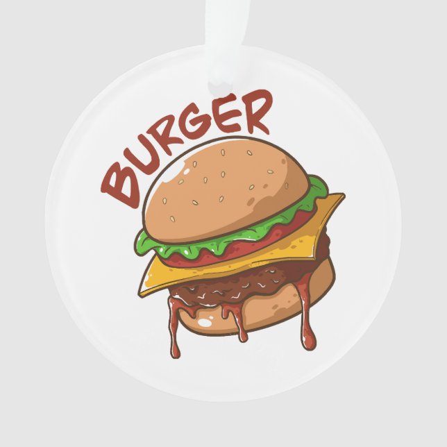 Ornamento Amantes de Burger (Frente)