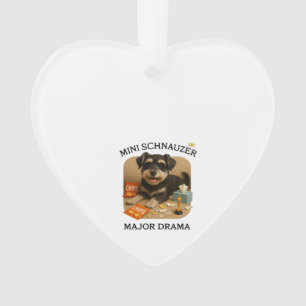 Ornamento Amantes do Cão Schnauzer Miniatura