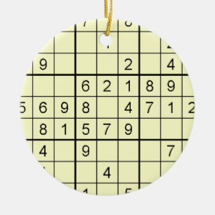 Ornamento Amarelo Sudoku