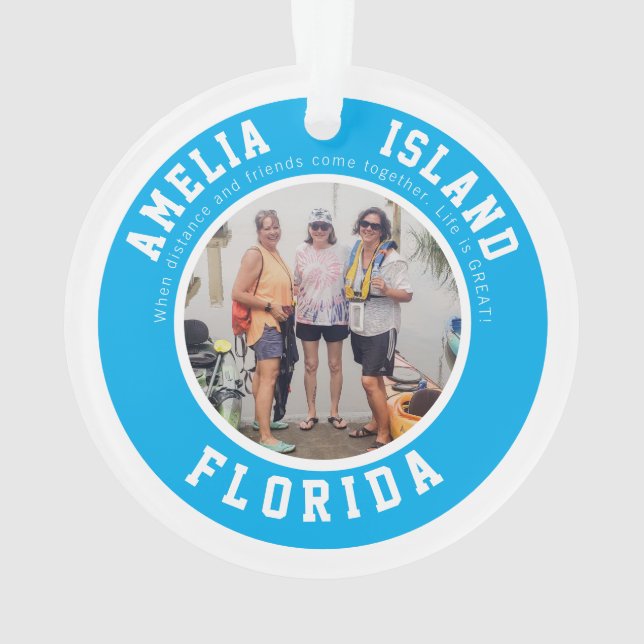 Ornamento Amelia Island Vacations Souvenirs (Verso)