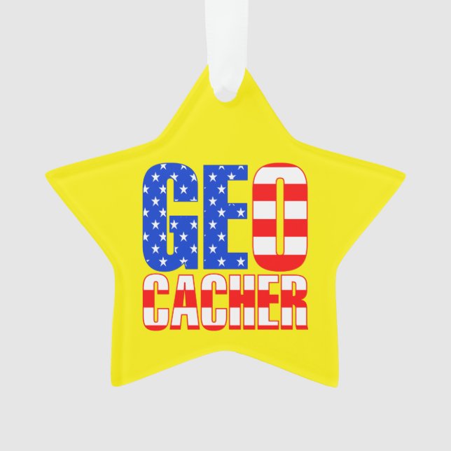 Ornamento American Geocacher (Frente)