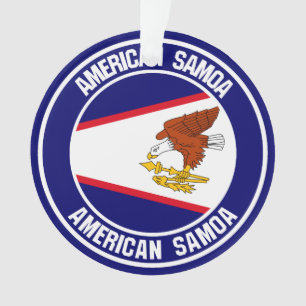 Ornamento American Samoa Round Emblem