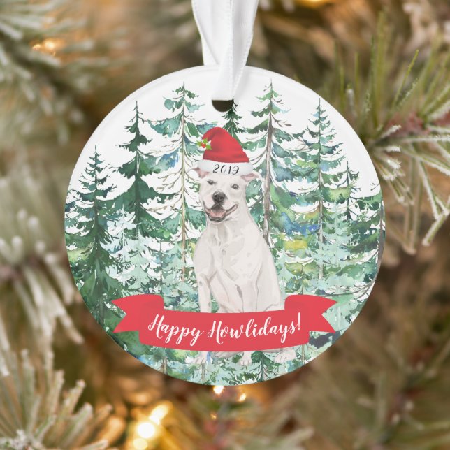 Ornamento American Staffordshire terrier Dog Christmas (Árvore)