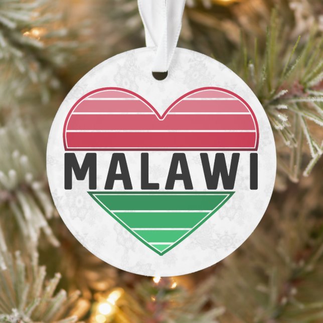 Ornamento Amo Malawi, Coração Malawi (Árvore)