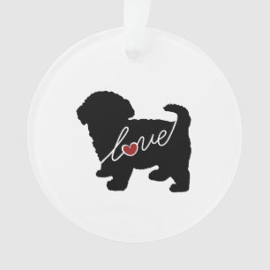 Ornamento Amor de Maltipoo
