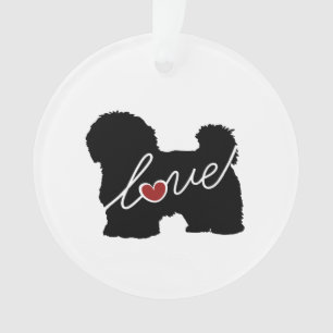 Ornamento Amor maltês/Havanese