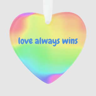 Ornamento Amor Sempre ganha