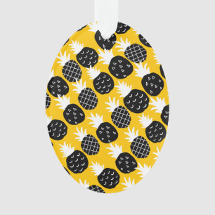 Ornamento Ananás preto