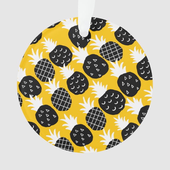 Ornamento Ananás preto (Frente)