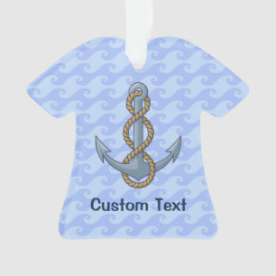 Ornamento Âncora com Corda