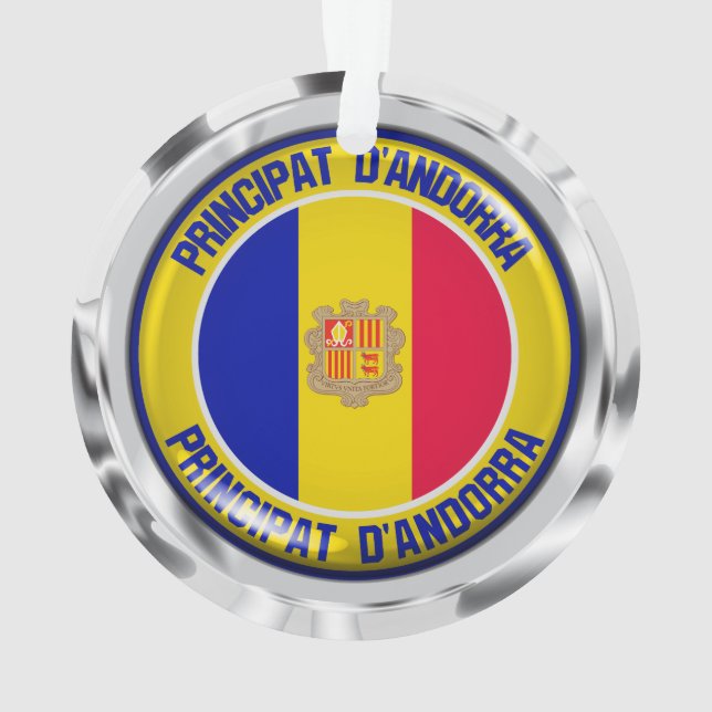 Ornamento Andorra Round Emblem (Verso)
