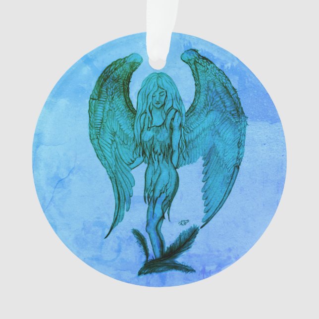 Ornamento Angel no estilo de tatuagem (Frente)