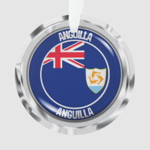 Ornamento Anguilla Round Emblem