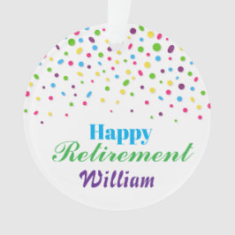 Ornamento Animações para novos começosAposentação Feliz Colo