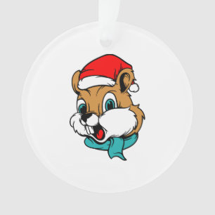 Ornamento Animais de Natal Papais noeis de Chips de Natal