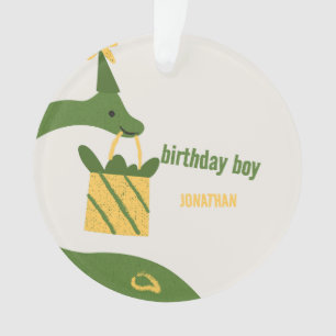 Ornamento Aniversário de Animais da Festa Roar