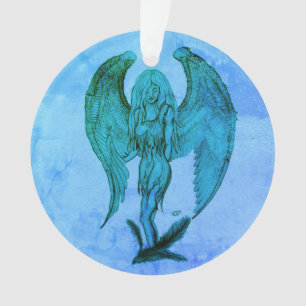 Ornamento Anjo, Arte Lápis em Marmor Design