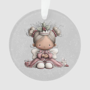 Ornamento Anjo de Natal Caprichoso