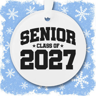 Ornamento Ano de Graduação Orgulho Escolar Turma de 2027