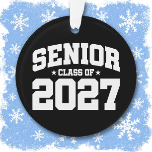 Ornamento Ano de Graduação Orgulho Escolar Turma de 2027