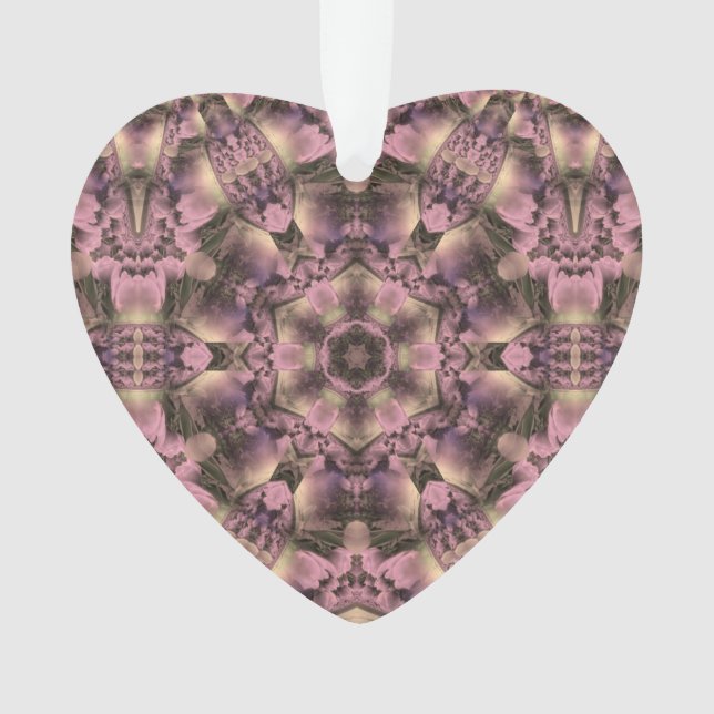 Ornamento Antiguidade Rosa Vitoriana (Frente)