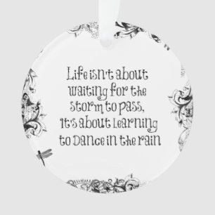 Ornamento Aprendizado Inspiracional para dançar na cotação d