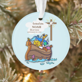 Ornamento Arca personalizada do neto Baptism Noah
