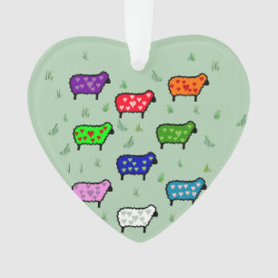 Ornamento Arco-íris dos carneiros