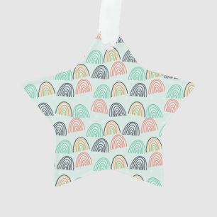 Ornamento Arcos-íris e unicórnios