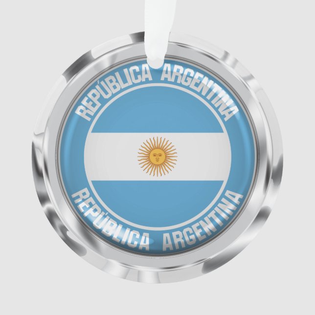 Ornamento Argentina Round Emblem (Frente)