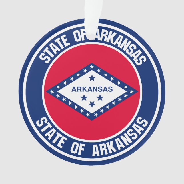 Ornamento Arkansas Round Emblem (Frente)