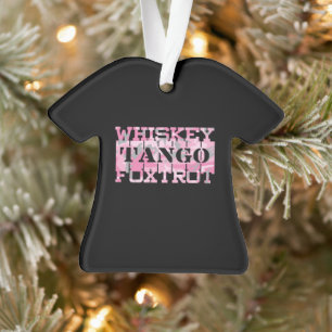 Ornamento Armário Whiskey Tango Foxtrot Pink Camo