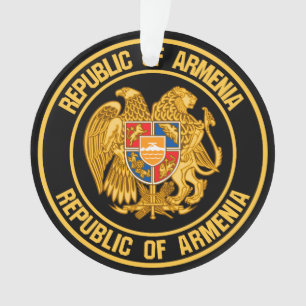 Ornamento Armênia Round Emblem