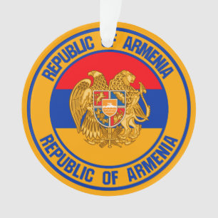 Ornamento Armênia Round Emblem