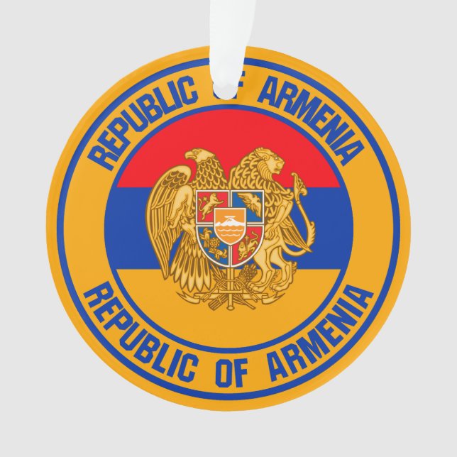 Ornamento Armênia Round Emblem (Frente)