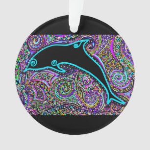 Ornamento Arte de Golfinho Design
