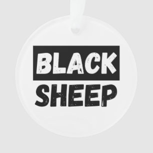 Ornamento Arte de Streetwear Rebelde Ousada Ovelha Negra Dis