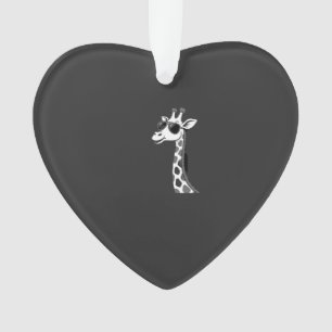 Ornamento Arte Girafa Legal Para Homens Mulheres Crianças Am