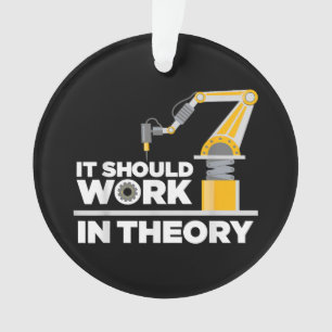 Ornamento Arte Robótica Engraçada Para Homens Crianças Robót