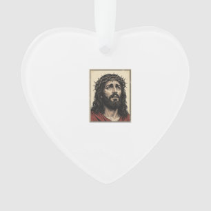 Ornamento Arte Vetorial de Retrato Religioso da Coroa de Esp