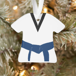 Ornamento Artes marciais - Cinta Azul Escuro, Uniforme