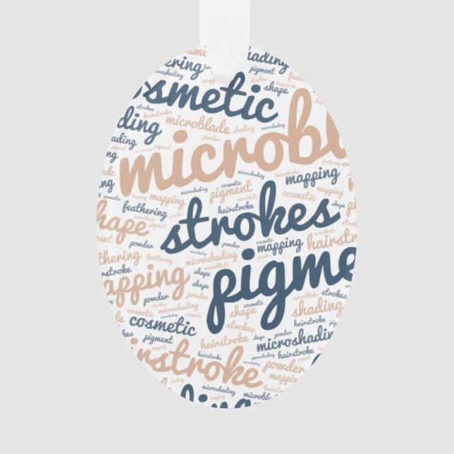 Ornamento Artista de microlâmina (Frente)