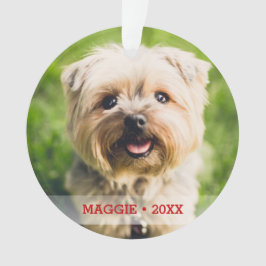 Ornamento Árvore de Natal de Cão Cachorro Cachorro de Pet Pe