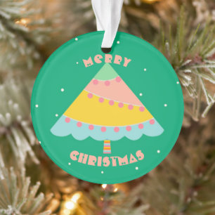 Ornamento Árvore de Natal de Pé Personalizada