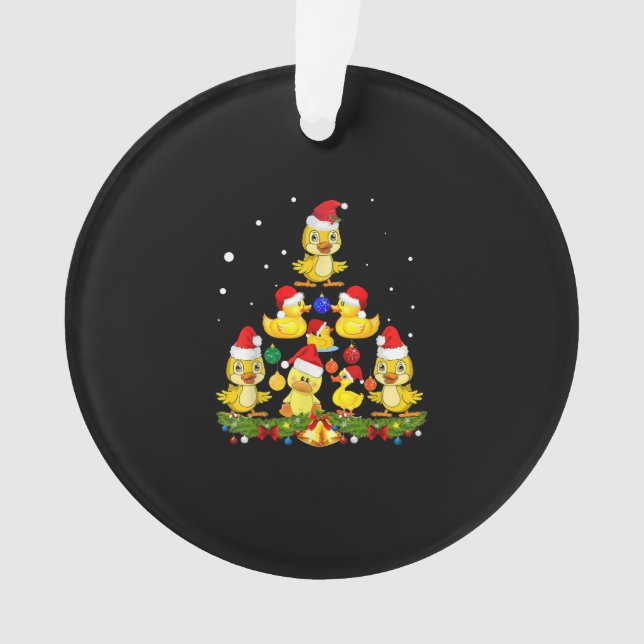 Ornamento Árvore de Natal Duck (Frente)