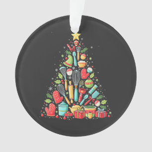 Ornamento Árvore de Natal Fazendo Cook De Chef