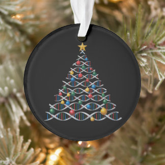 Ornamento Árvore de Natal Hélice de DNA Biologia Professor d