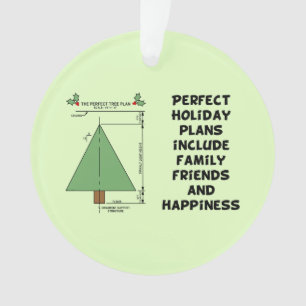 Ornamento Árvore de Natal perfeita